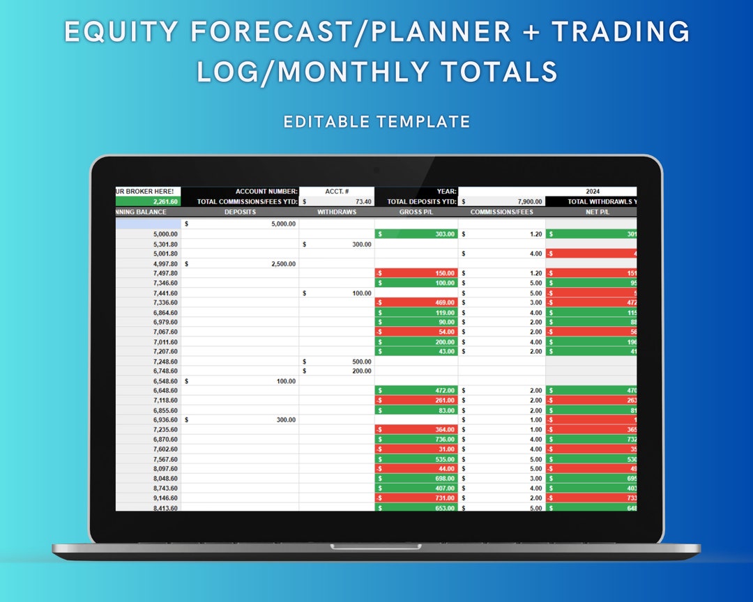 equity-forecast-planner-trading-log-monthly-totals-google-sheets