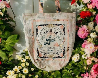 Eco-Friendly Cotton Canvas Tote Bag, Reusable Market Shoulder Bag