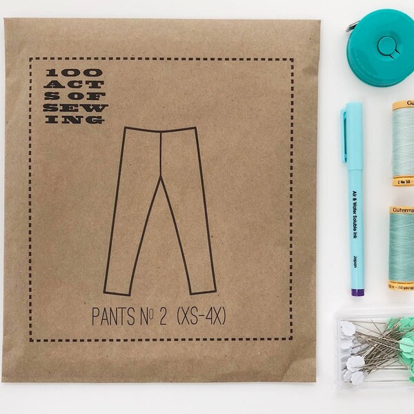 100 Acts of Sewing: Pants No. 2 - Sewing Pattern