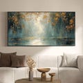 Textured Tree Oil Painting, Large Abstract Landscape Wall Art product logo