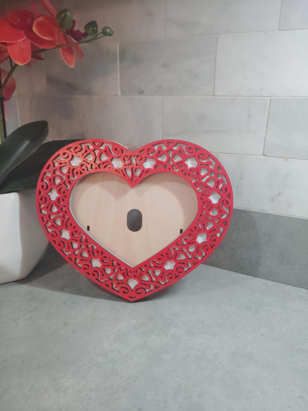 Heart Photo Frame - Great for Valentines Day Gift - Etsy