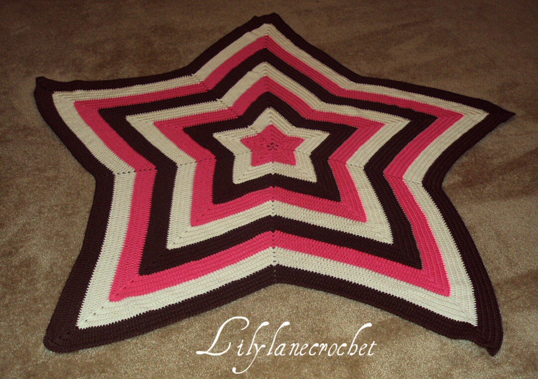5 point star crochet blanket new arrivals
