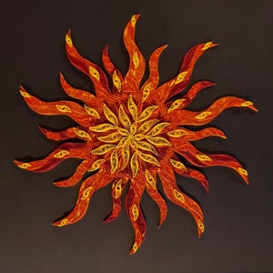 Sunburst trapuntato