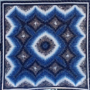 Sister Bargellos - Radiant Galaxy and Mitered Cross Quilt Patterns