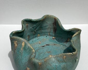 Jardinière rustique ondulée