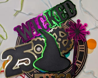 Personalised Wicked Inspired Cake Topper