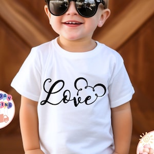 Mickey Love Kids T-Shirt, Valentines Day Toddler Sweatshirt, Disney Valentine Baby Onesie®, Mickey Toddler Shirt, Valentines Day Gift