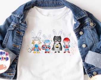 Superhero Easter Kids Shirt, Easter Hero Bunny Toddler Sweatshirt, Kids Easter Shirt, Easter Trip Baby Bodysuit, Easter Bunny Peeps Tee