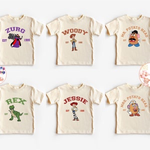Toy Story Characters Kids T-Shirt,  Disney Toy Story Toddler Sweatshirt, Disneyland Trip Baby Onesie®, Disney Friends Tee, Toy Story Gift
