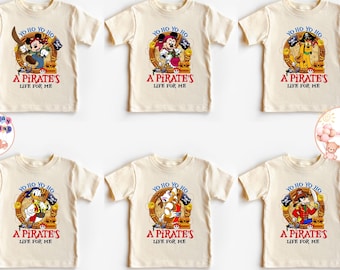 A Pirate's Life for Me Kids T-Shirt, Mickey And Friends Toddler Sweatshirt, Disney Pirates Family Baby Onesie®, Disney Pirate Cruise Gift