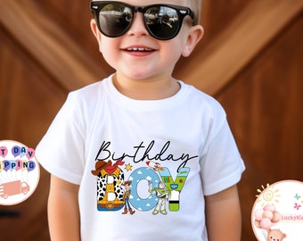 Toy Story Birthday Boys Shirt, Disney Pixar Toy Story Toddler Shirt, Boys Birthday Shirt, Disney Family Sweatshirt, Birthday Gift For Kids
