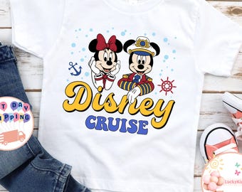 Disney Cruise Kids T-Shirt, Mickey And Minnie Toddler Sweatshirt, Disney Family Trip Baby Bodysuit, Cruise Vacation Shirt, Mickey Cruise Tee