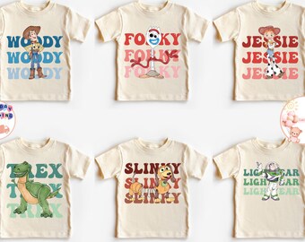 Disney Toy Story Characters Kids Shirt, Sheriff Woody Toddler Sweatshirt, Disney Jessie Baby Onesie®, Buzz Lightyear Shirt, Disney Trip Tee