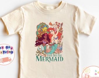 The Little Mermaid Kids Shirt, Little Mermaid Ariel Girl Shirt, Disney Ariel Toddler Shirt, Ariel Mermaid Sweatshirt, Disney Family Shirt