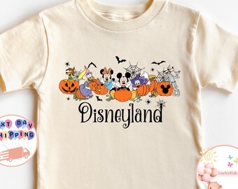 Mickey and Friends Halloween Toddler Shirt, Disney Spooky Season Baby Bodysuit, Disney Pumpkin Kids Shirt, Mickey Halloween Onesie®