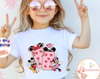 Disney Six Seven Valentine Kids T-Shirt, Mickey And Minnie 6 7 Toddler Sweatshirt, Funny Disney Valentine Baby Onesie®, 6 7 Valentine Shirt