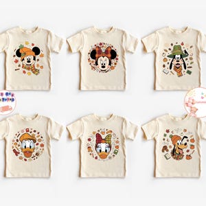 Mickey And Friends Fall Kids T-Shirt, Disney Fall Vibes Toddler Sweatshirt, Disney Thanksgiving Baby Onesie®, Disney Pumpkin Season Tee