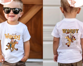 Disney Toy Story Sheriff Woody Kids T-Shirt, Two-Sided Toy Story Toddler Sweatshirt, Toy Story Characters Baby Onesie®, Disney Pixar Shirt