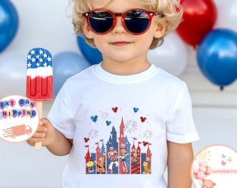 Toy Story 4th Of July Kids T-Shirt, Disney Castle USA Baby Onesie®, Toy Story America Toddler Sweatshirt, Disney Independence Day Shirt