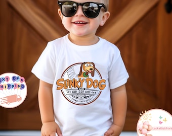 Disney Toy Story Slinky Kids Shirt, Slinky Dog Toddler Sweatshirt, Disneyland Family Vacation Tee, Slinky Dog Face Baby Onesie®, Disney Gift