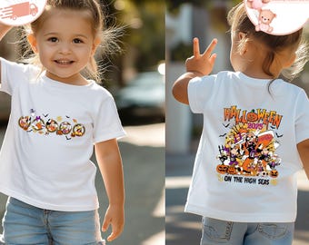 Halloween On The High Seas Kids T-Shirt, Disney Halloween Toddler Sweatshirt, Mickey And Friends Baby Onesie®, Halloween Cruise 2025 Shirt