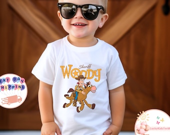 Disney Sheriff Woody Kids T-Shirt, Toy Story Characters Toddler Sweatshirt, Western Woody Baby Onesie®, Disney Pixar Shirt, Boys Woody Tee