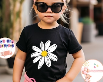 Daisy Kids T-Shirt, Summer Flower Baby Onesie®, Wildflower Toddler Sweatshirt, Gift For Girls, Daisy Lover Gift, Girls Flower Shirt