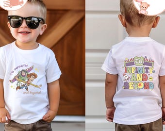 To Infinity And Beyond Kids T-Shirt, Toy Story Toddler Sweatshirt, Buzz Lightyear and Woody Baby Onesie®, Toy Story Characters Shirt