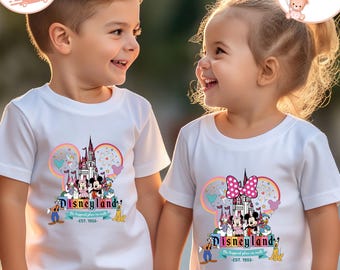 Disneyland Mickey And Minnie Kids T-Shirt, Disney Castle Toddler Sweatshirt, Mickey And Friends Baby Onesie®, Disney Friends Toddler Tee