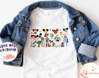 Disney Toy Story Kids T-Shirt, Toy Story Characters Toddler Sweatshirt, Disney Friends Baby Onesie®, Disney Family Vacation Tee, Disney Gift