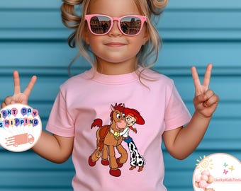Toy Story Jessie and Bullseye T-Shirt, Disney Friends Toddler Sweatshirt, Disney Toy Story Baby Onesie®, Disney Family Vacation Tee