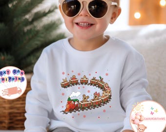 Gingerbread Train Mickey Mouse Christmas Shirt, Toddler & Baby