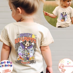 Mickey and Friends Halloween Kids Shirt, Mickey's Halloween Toddler Shirt, Disney Halloween Gift Shirt, Disney Halloween Kids Sweatshirt
