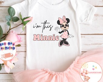 In This Minnie Baby Onesie®, Minnie Mouse Kids T-Shirt, Disney Minnie Toddler Sweatshirt, Minnie Summer Shirt, Disney Girls Trip Tee