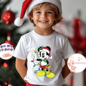 Mickey and Friends Christmas Toddler Shirt, Merry Christmas Kids Sweatshirt, Disneyland Christmas Trip,  Donald And Daisy, Goofy And Pluto