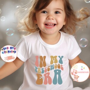 In My Preschool Era Kids T-Shirt, Preschool Toddler Sweatshirt, Back to School Shirt,  First Day of School Shirt, Kids School Shirt