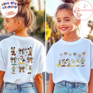 Mickey And Friends Safari Kids T-Shirt, Disney Coquette Bow Toddler Sweatshirt, Animal Kingdom Baby Onesie®, Disney Friends Safari Shirt