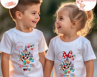 Disney Trip 2026 Toddler Shirt, Mickey And Friends Kids Shirt, Disney Family Sweatshirt, Mickey And Minnie Baby Bodysuit, Gift For Kids
