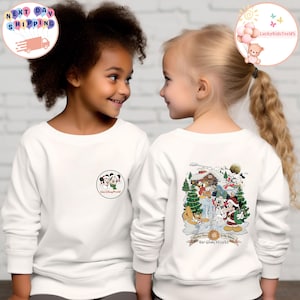 Mickey And Friends Christmas Toddler Sweatshirt, Mickey Merry Christmas Kids Shirt, Disney Christmas Baby Bodysuit, Disneyworld Toddler Tee