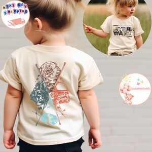 Disney Star Wars Two-Sided Kids Shirt, Boys Star Wars Shirt, Star Wars Toddler Sweatshirt, Disney Family Trip Baby Onesie®, Disney Gift image 4