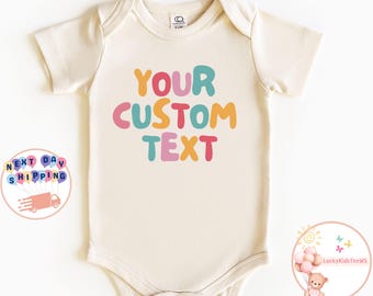 Your Custom Text Kids T-Shirt, Custom Baby Onesie®, Personalized Toddler Sweatshirt, Your Text Shirt, Toddler Name Shirt, Personalized Gift