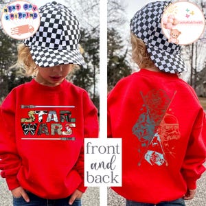 Disney Star Wars Two-Sided Kids Shirt, Boys Star Wars Shirt, Star Wars Toddler Sweatshirt, Disney Family Trip Baby Onesie®, Disney Gift image 5