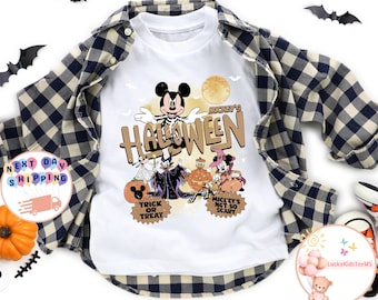 Mickeys Halloween Party Kids Shirt, Mickey And Friends Halloween Sweatshirt, Disney Halloween Pumpkin Baby Onesie®, Mickeys Not So Scary Tee