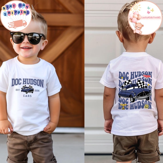Disney Doc Hudson Toddler Shirt, Disney Pixar Cars Shirt, McQueen And Friends Baby Bodysuit, Disney Family Toddler Sweatshirt, Disney Gifts
