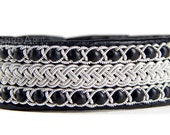 Sheryl Crow in SwedArt B51 Niklas Sami Reindeer Leather Bracelet Antler Button, Black X-SMALL