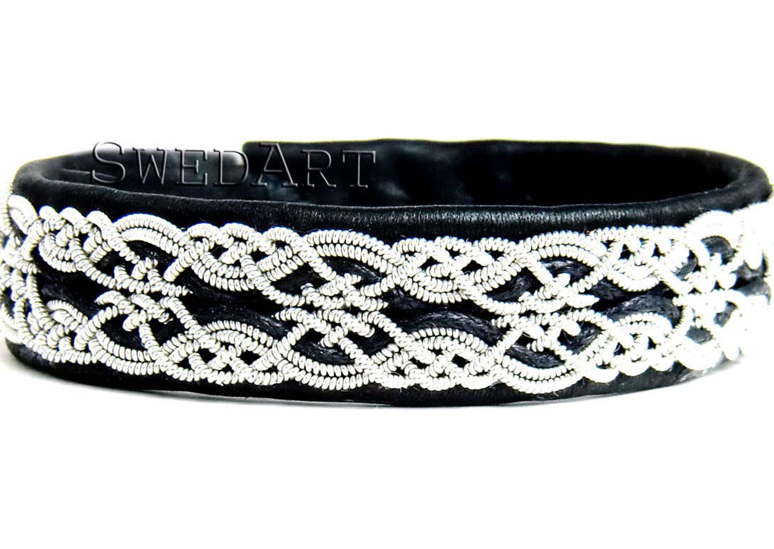 Swedart B17 XXS Snowflake Sami Lapland Reindeer Leather Bracelet Antler ...