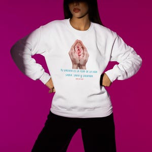 Women's Movement Unisex Sweatshirt, Savvy Feminist Gift, Crewneck Jumper, Gender Equality Pullover, Empowerment Activewear,  valentine gift