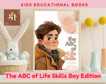 El ABC de las habilidades para la vida: guía digital para niños (de 7 a 12 años) Libros educativos para niños Aprendizaje para niños Aprendizaje de habilidades para la vida imprimible Emocional