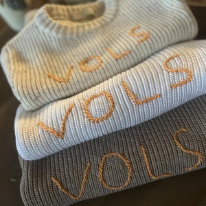 Tennessee Volunteers Customizable Baby Sweater | Infant Sportswear Vols