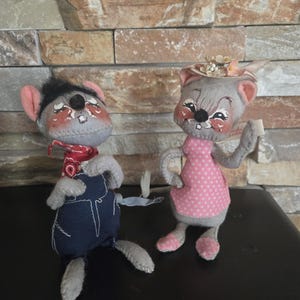 vintage Annalee Mobilitee Mice characters